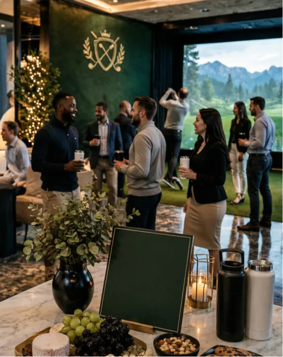 Indoor golf simulator